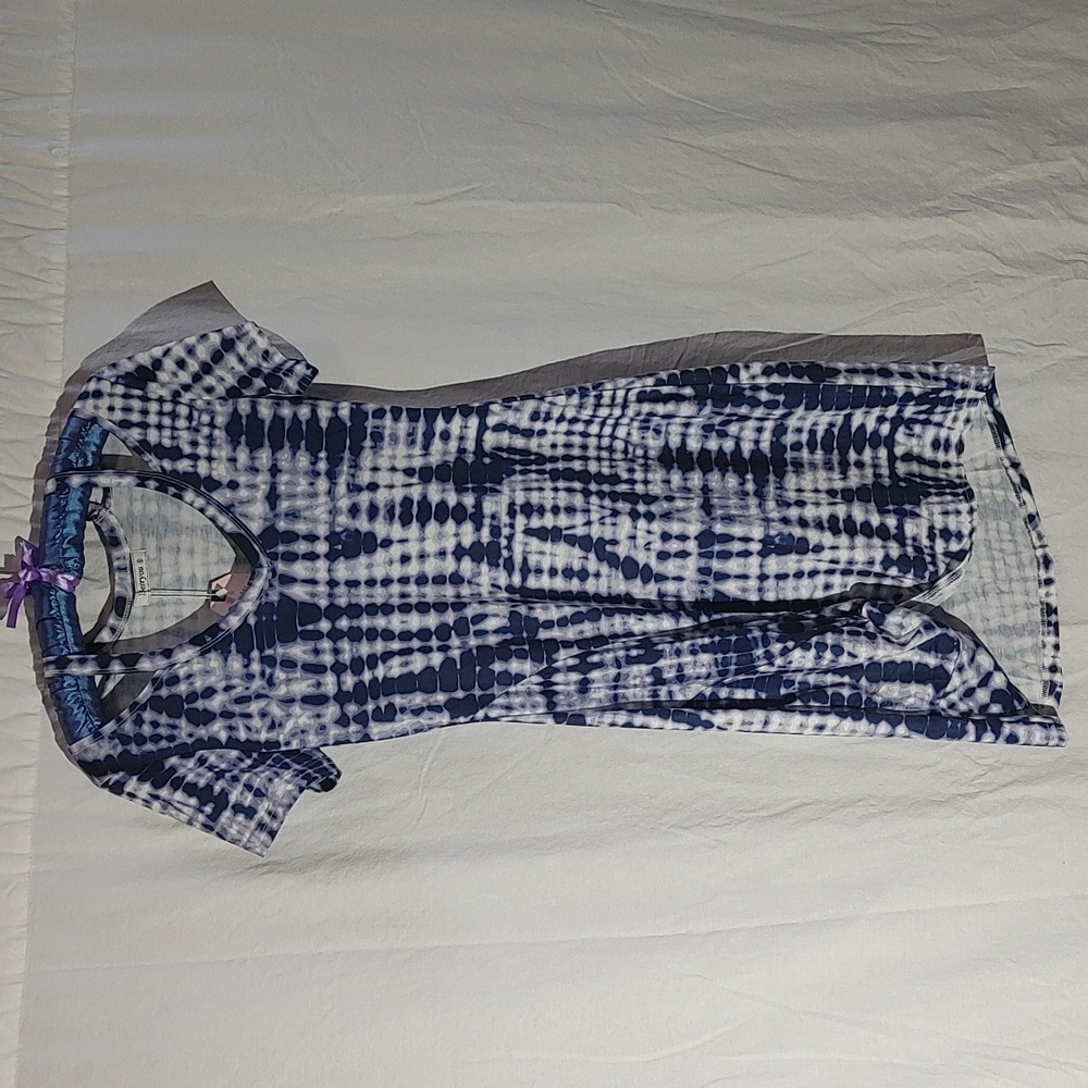 Berryou V-neck Tie Dye Dress